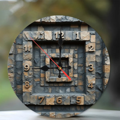 Horloge en pierre élégante