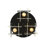 3-light Black Flush Mount Light