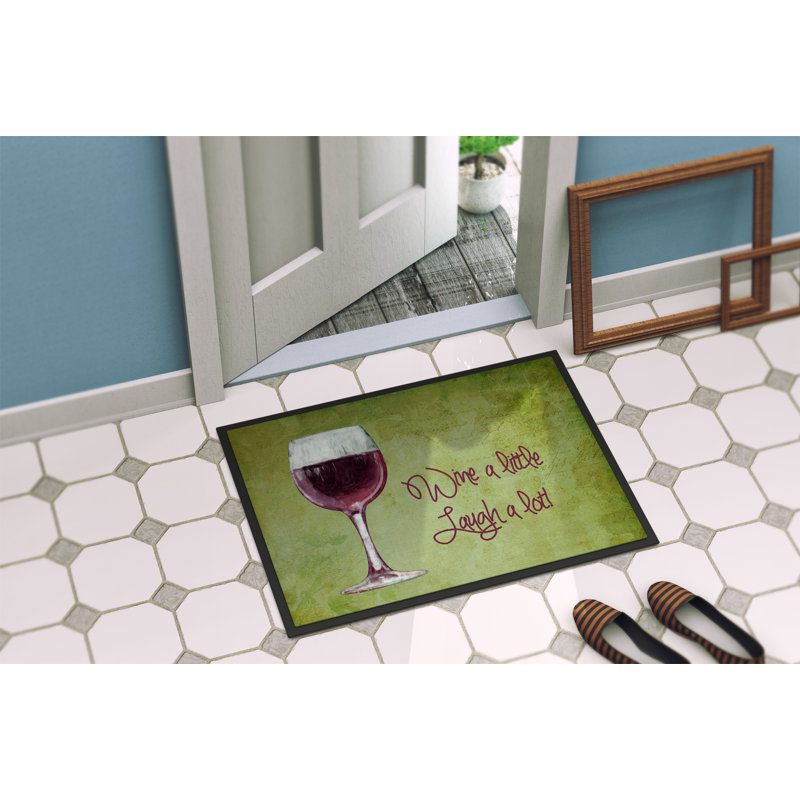 Tapis d'entrée antidérapant Haynie, Rectangle 2 pi x 3 pi
