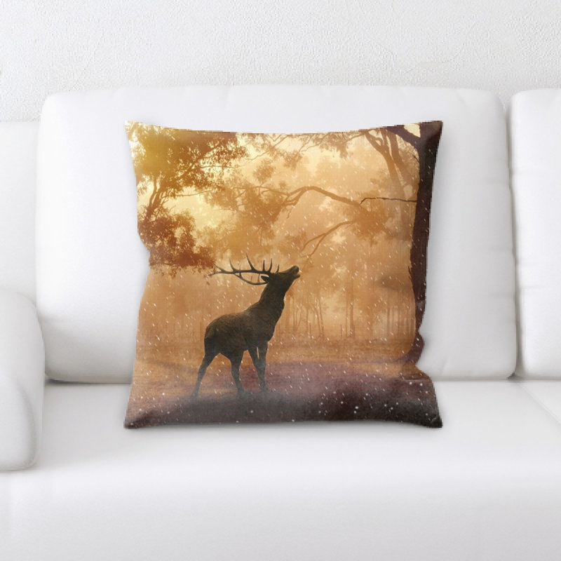 Microsuede Throw Pillow
