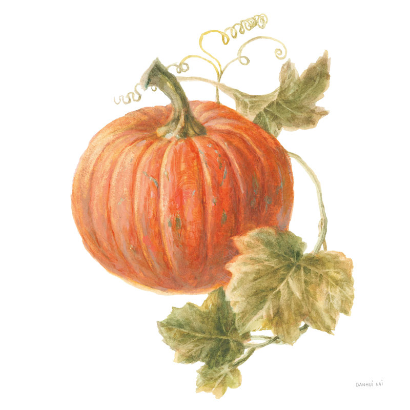 Floursack Autumn VIII sur fond blanc, H 20 po x l 20 po x P 1,25 po