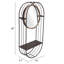Tablette miroir Saroni - gris