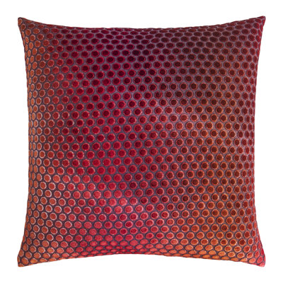 Dots Square Velvet Pillow Cover & Insert