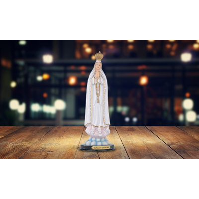 Figurine Notre Dame de Fatima 12 "