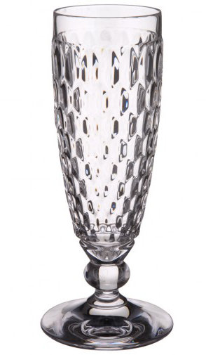 Villeroy & Boch Boston 4.75 oz Crystal Flute, White