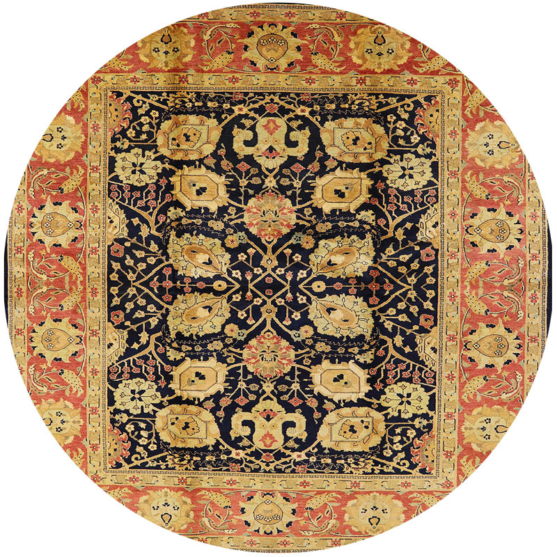 Ciaris Oriental Indoor Rug, Round 4'