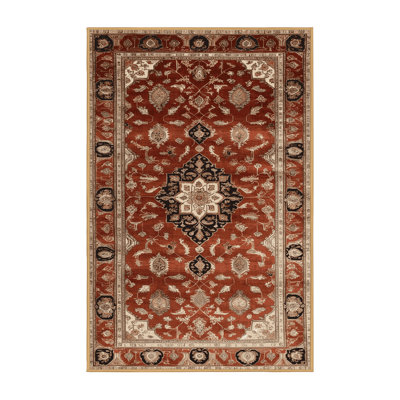 Tapis brun turc lavable à la machine