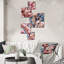 Landry - ensemble d'art mural floral de 5