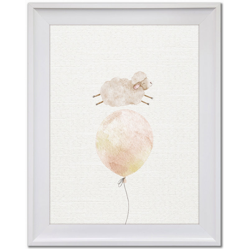 Sheep Balloon 3 Canvas Wall Art