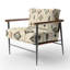 Fauteuil d'appoint rembourré Tribal Nomad Boho-2081825992