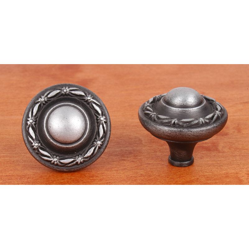 CK Series Mushroom Knob, Big, Distressed Nickel