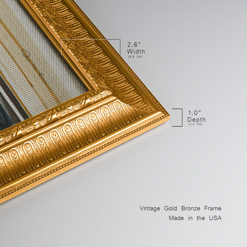 Illusion optique Doro - reproduction de photo sur toile, H 25 po x l 45 po x P 2,5 po