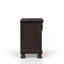 Table de chevet 2 tiroirs cerisier foncé