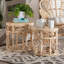 Akiria Drum Side Table Set
