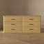 Ensemble de chambre à coucher avec commode et table de chevet 2 pièces Clifford-128905477