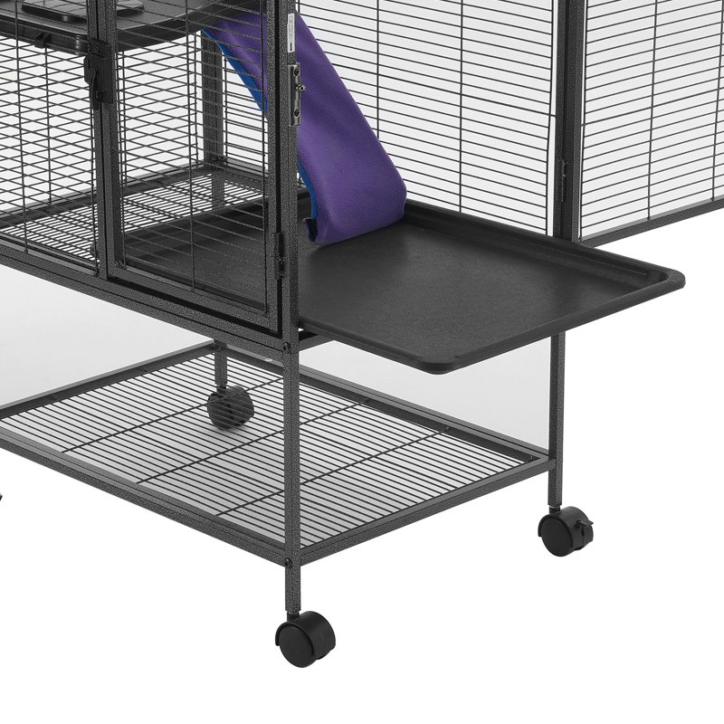 Cage à furet à 2 niveaux 34 po, H 22,18 po x l 25,2 po x P 5,8 po