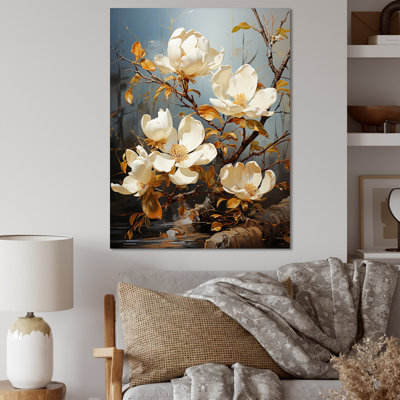 Golden Magnolias Splendor I sur impression sur toile