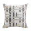 Causeuse rembourrée en chenille beige moderne avec coussins décoratifs Canapé confortable à 2 places