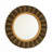 23'' Echo Mirror, Bamboo Round Art Wall Mirror