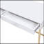 Bureau d'écriture blanc ultrabrillant