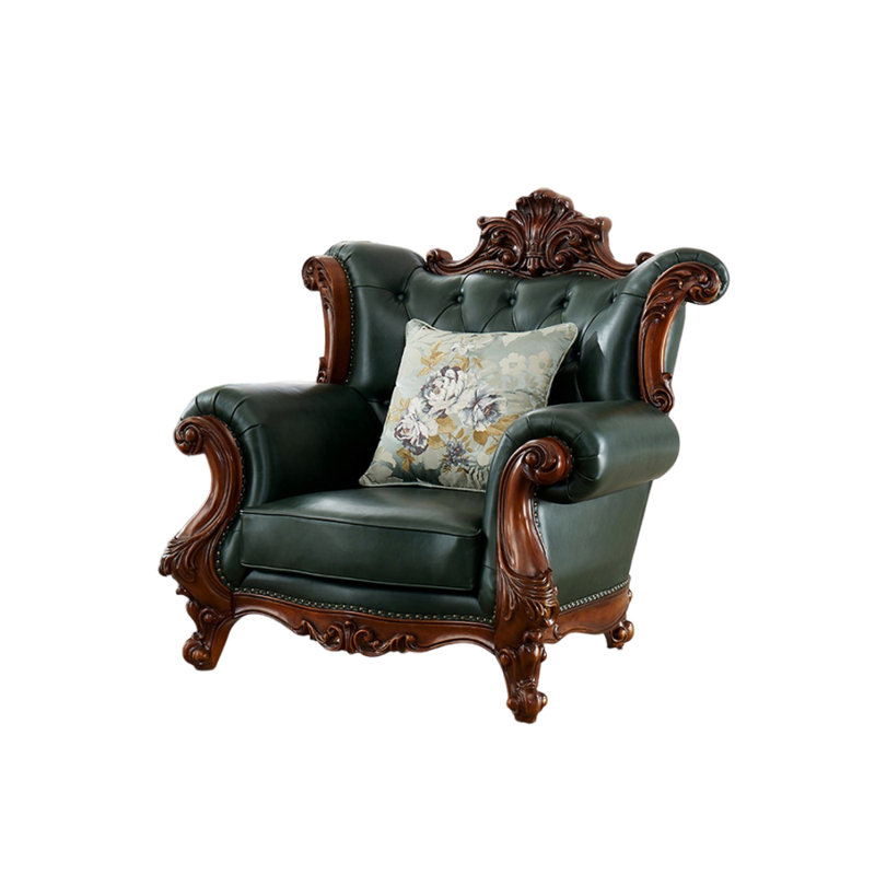 Fauteuil en cuir véritable American