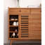 Armoire de rangement à chaussures à grille