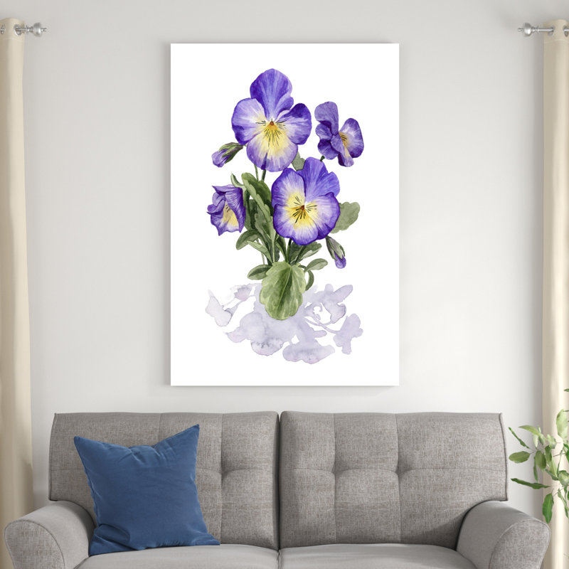 Viola Pansies I, H 48 po x l 32 po