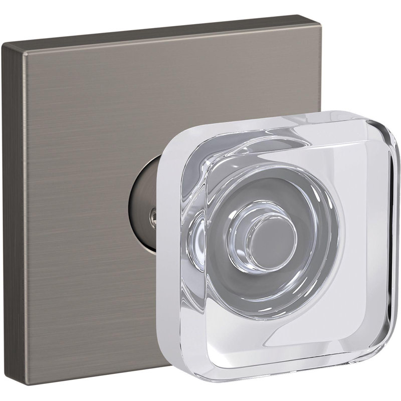 Passage Door Knob, Silver