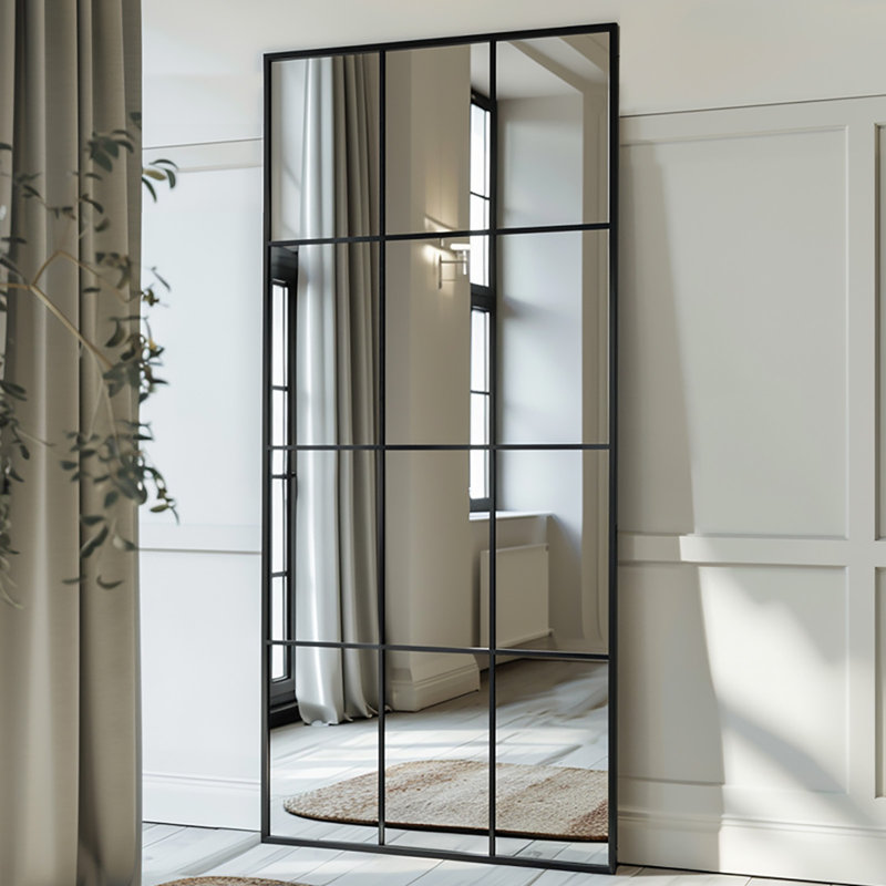 Thorlof Aluminium Rectangle Mirror, 71" x 30", Black