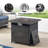 Bonia 10-Person Gliding Outdoor Sectional Seating Group with Cushions-692459406-692459405