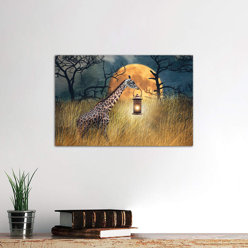 Moonlit Stroll by Karen Burke - Wrapped Canvas Print, 66.04 cm H x 45.72 cm W x 3.175 cm D