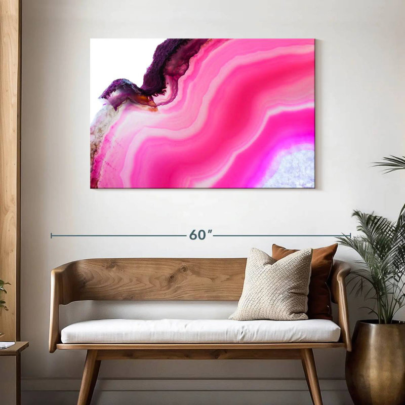 Avery Magenta Abstract, 30" H x 45" W