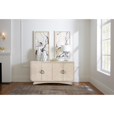 Nouveau Chic 72.25"" Wide 2 Drawer Sideboard -  Hooker Furniture, 6500-75900-80