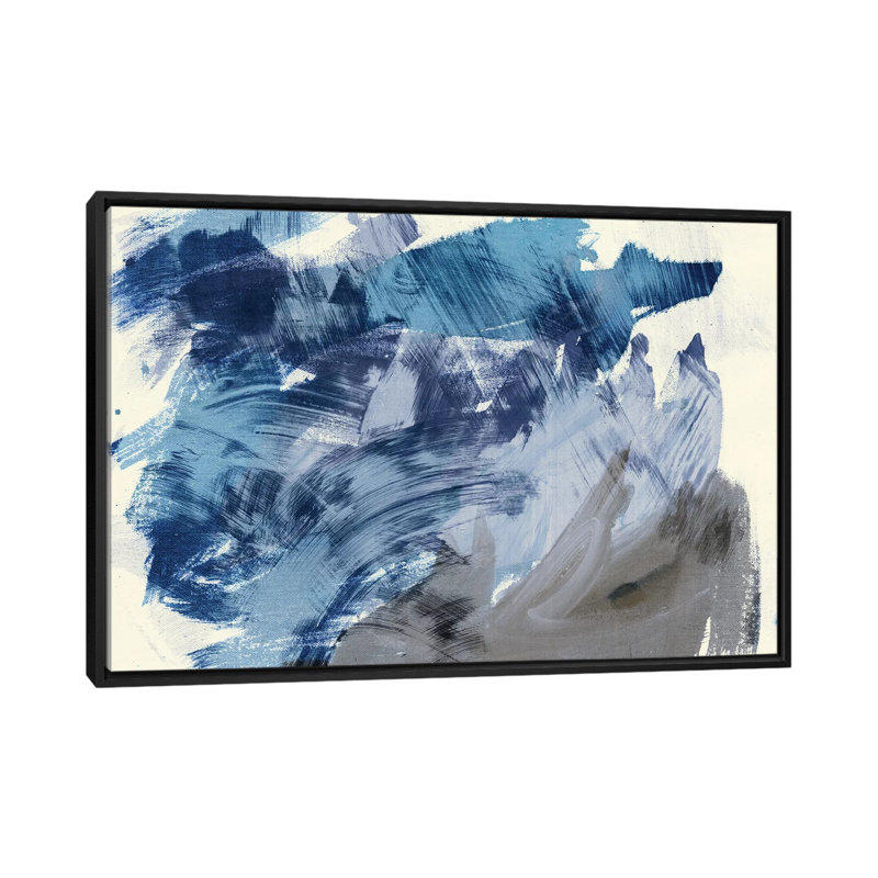 « observer », impression sur toile, H 18 po x l 26 po x P 1,5 po, Toile avec cadre noir, Pas de tapis