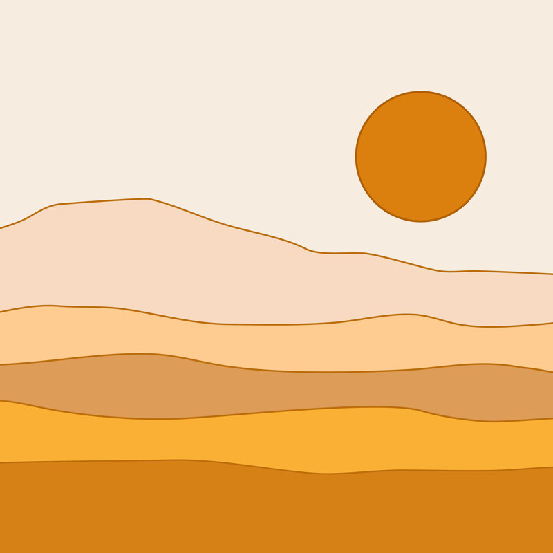 «Halynn The Old Art Studio Desert Landscape» par Julie Parker - reproduction d'art sur toile tendue