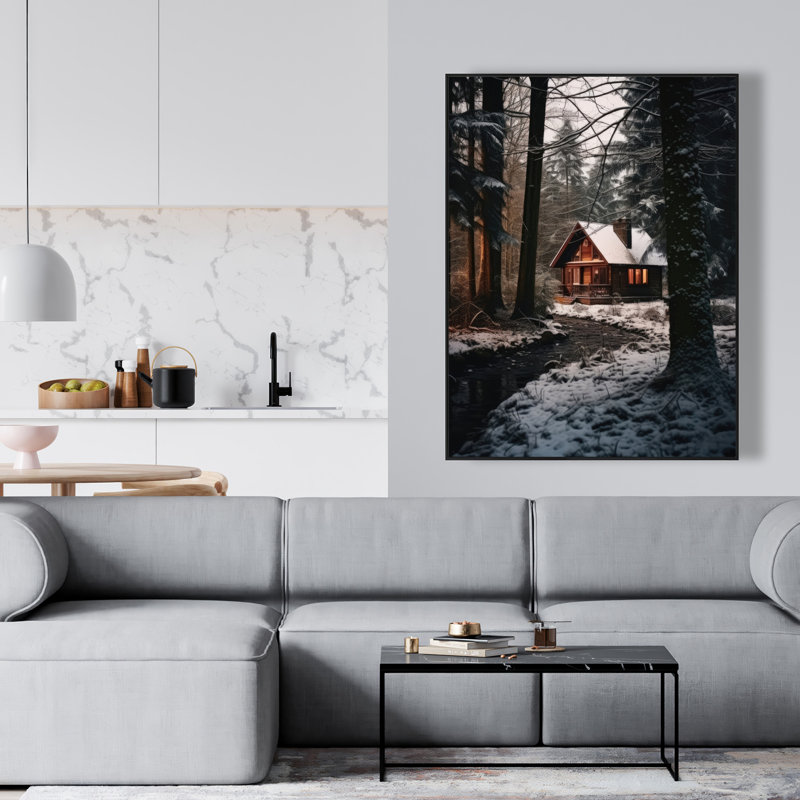 By the river - 36"x48" Framed canvas