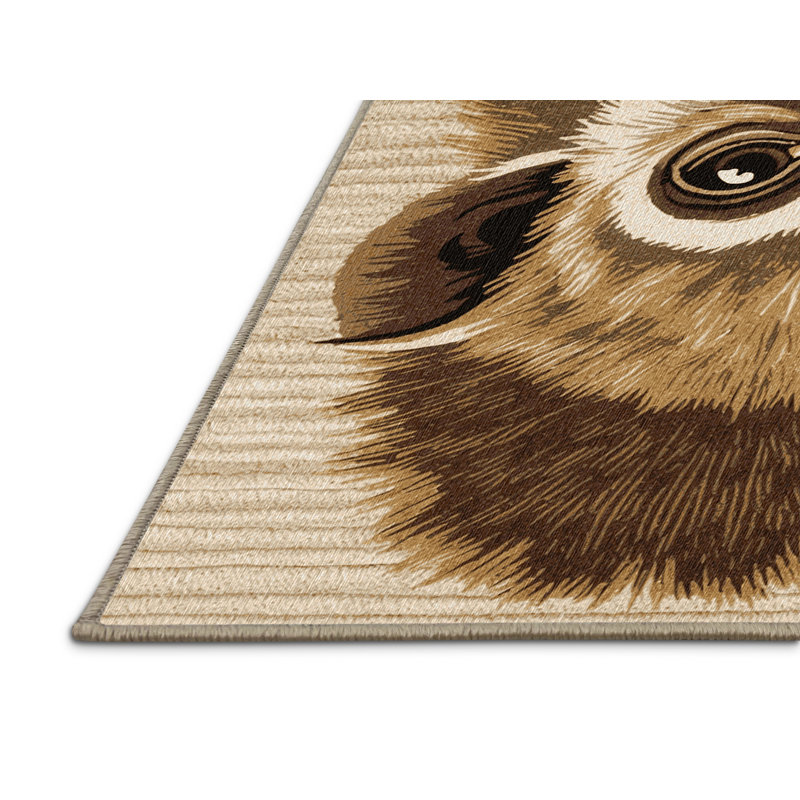  Tapis lavable Loris Slow, Carré 8 pi