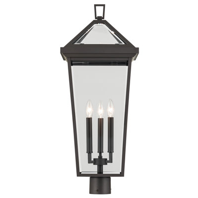 Tête de lanterne câblée à 3 lumières H 28,75 po Kiyono