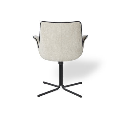 48cm H Boucle Upholstered Metal Armchair