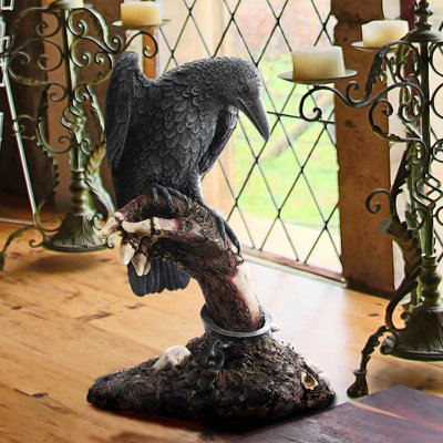 Statue zombie perchoir du raven