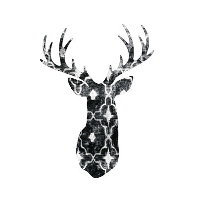 " Deer Head Silhouette "