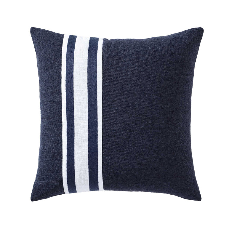 Nautica Sailor Harbor Navy Throw Pillow