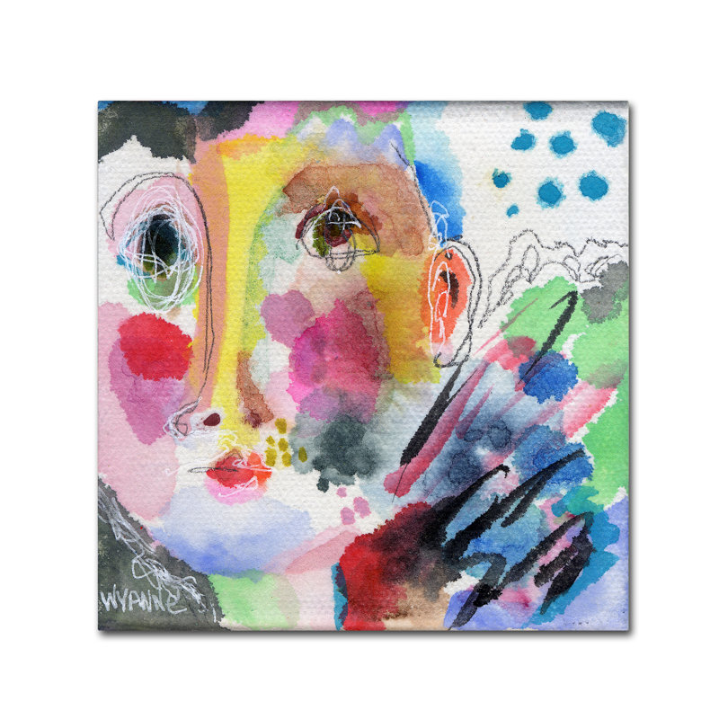 «Always the Warrior» par Berkley, reproduction sur toile tendue, H 14 po x l 14 po