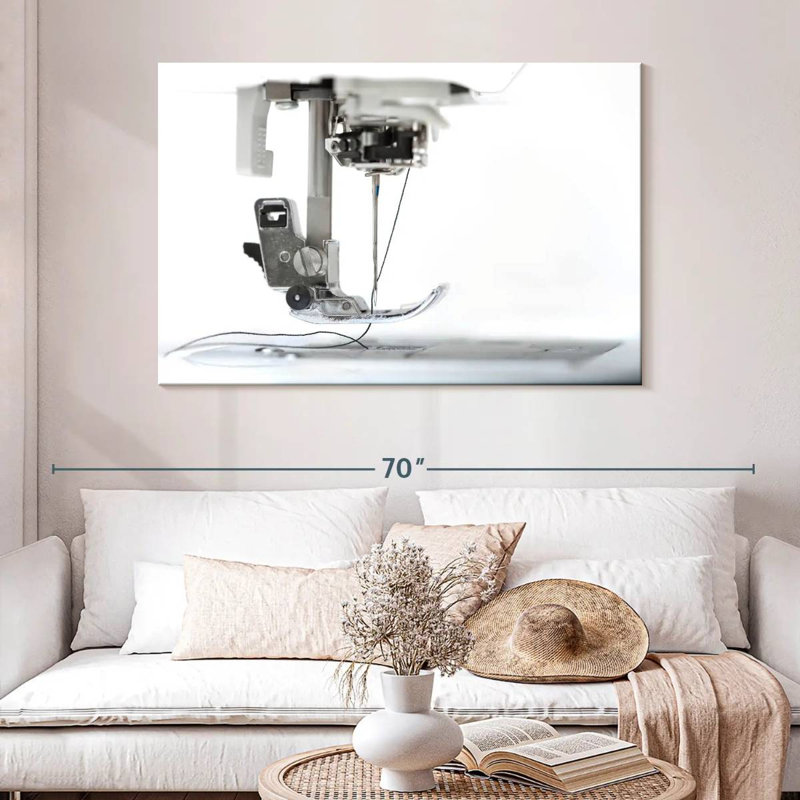 Senne Sewing Machine Close-Up, 32" H x 48" W