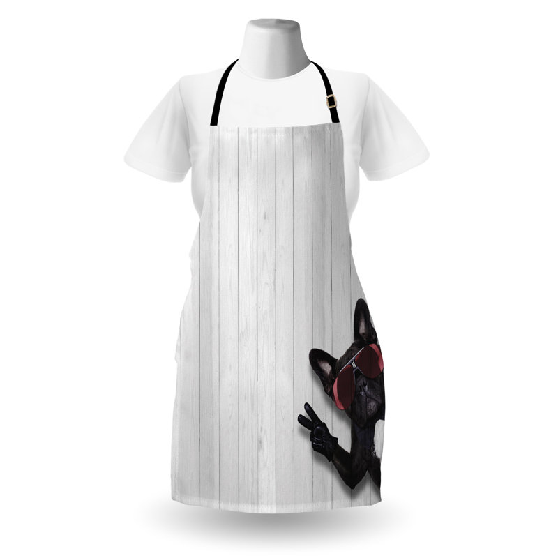 No Pattern Bib Apron