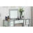 Transitional Style 1Pc Vanity W/ Stool Set Core Design Storage Drawers Central Mirror Padded Stool Silver Finish Bedroom Furniture-1673634923