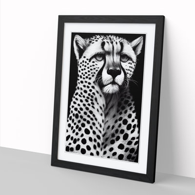 Cheetah Chalk - Picture Frame Print