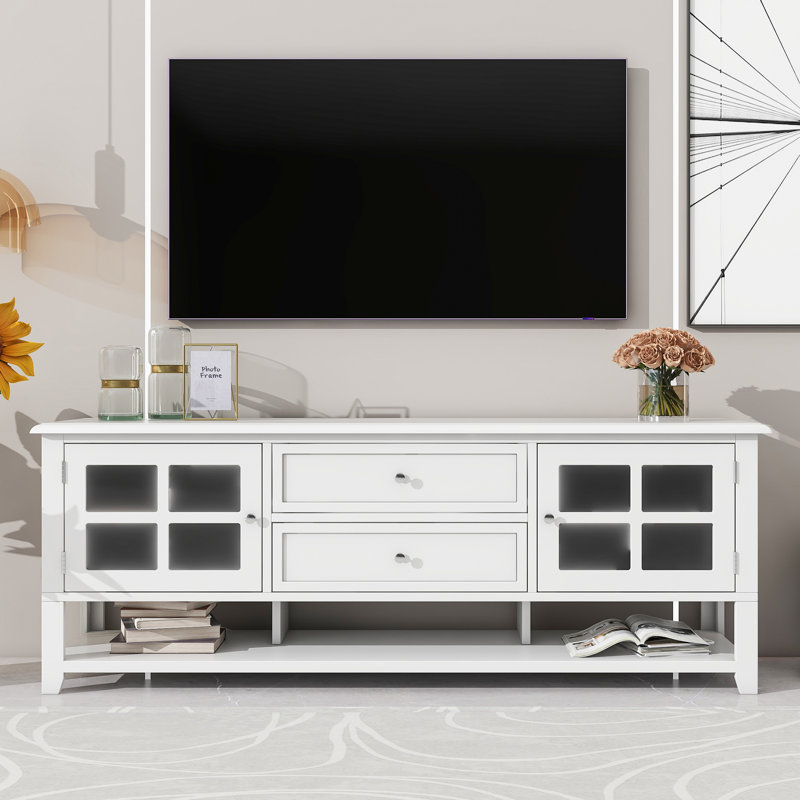 Chloa 2 - Door Accent Cabinet, White