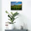 Art mural en verre August Grove® «The Barn At Ladow Butte» par Rick Berk-1791637735
