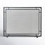 Gatsby Mesh Fireplace Screen - Single Panel, Steel Frame-91366770